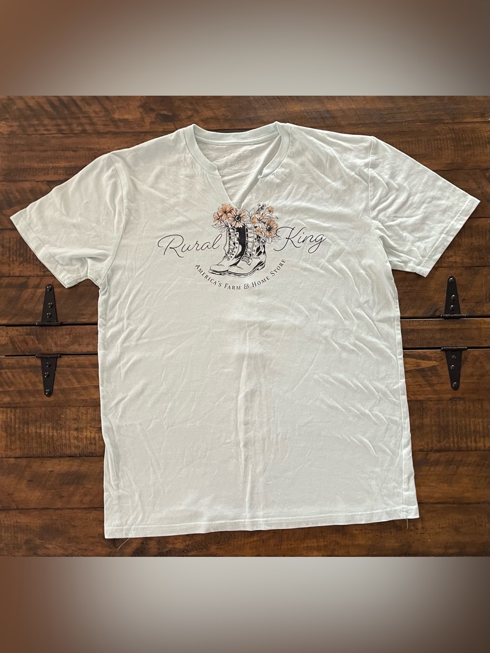 Rural King Women's Short Sleeve Tee in White